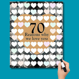Póster Sentimental razón del hombre 70 por la que te amo 