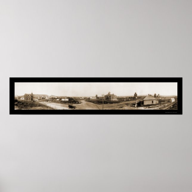 Póster Sentinel Butte, ND Photo 1915 (Frente)