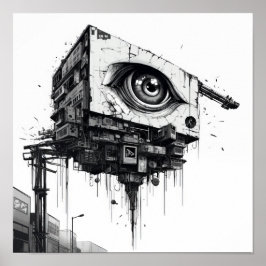 Póster Sentinel de mañana: Cámara de vigilancia futura P