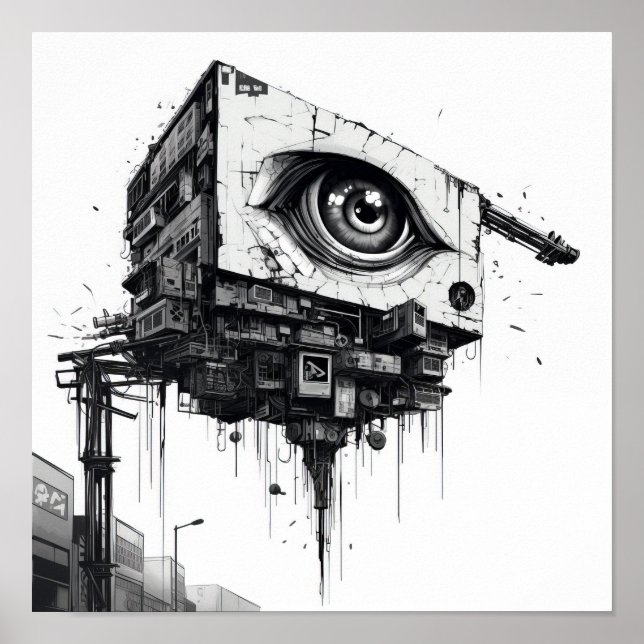 Póster Sentinel de mañana: Cámara de vigilancia futura P (Frente)