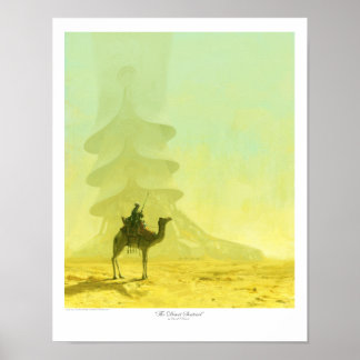 Póster "Sentinel del desierto"