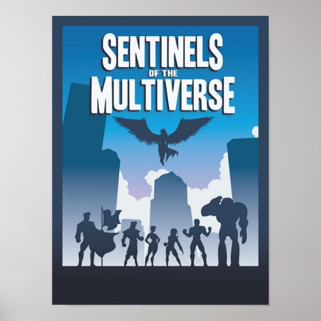 Póster Sentinels of the Multiverse Board Game Minimalist  (Frente)
