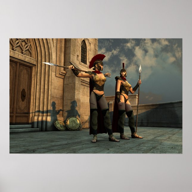 Póster Sentry Spartan (Frente)