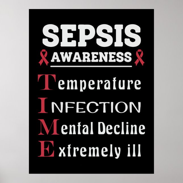 Póster Sepsis Awareness T.I.M.E. Guide (Frente)
