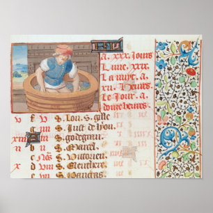 Póster September: Trampling Grapes