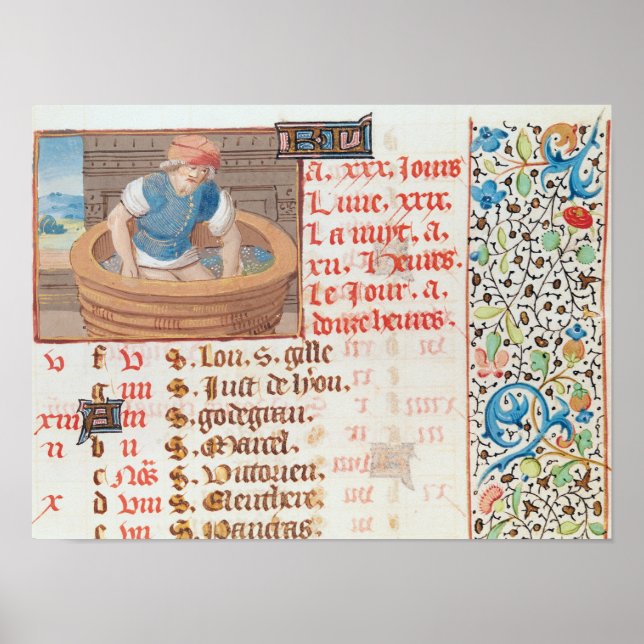 Póster September: Trampling Grapes (Frente)