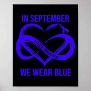 Póster Septiembre Usamos La Cinta De Concienciación De At