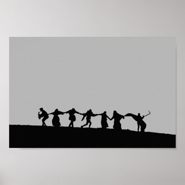 Póster Séptimo sello de Ingmar Bergman (Frente)