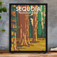 Sequoia National Park Giant Sequoia Trees Vintage