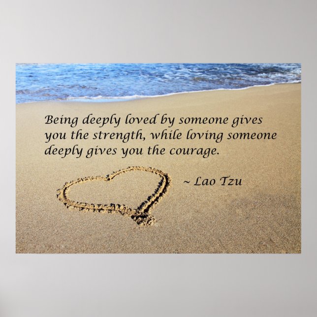 Póster Ser amado (Frente)