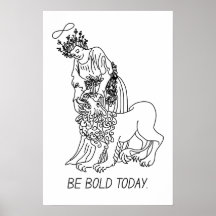 Ser audaz hoy - Poster motivacional