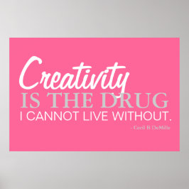 Póster Ser creativo - Inspiración Poster