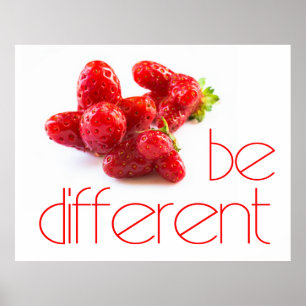 Póster Ser diferente