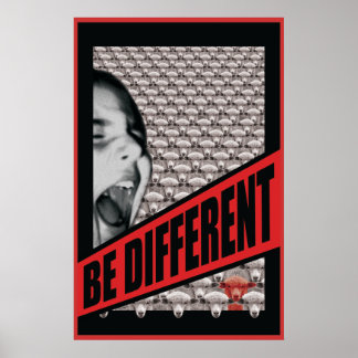 Póster Ser diferente