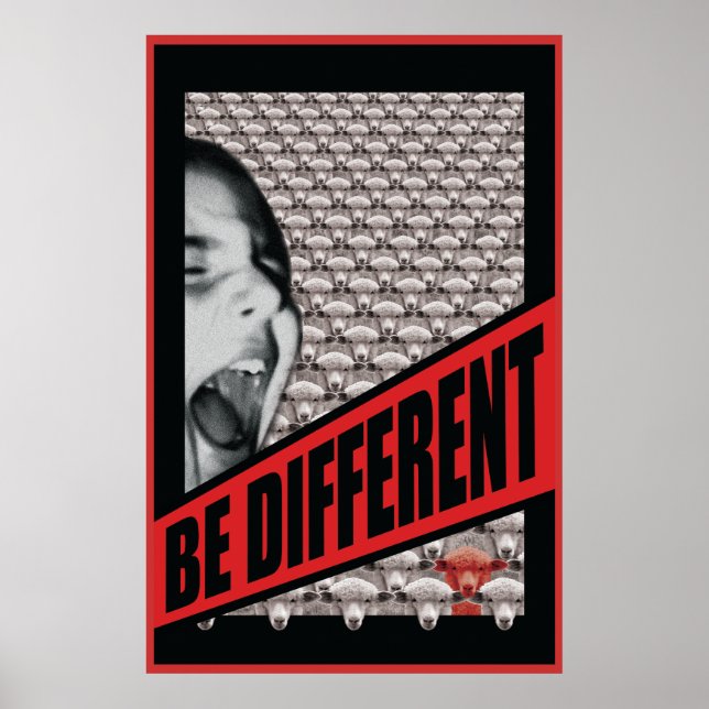 Póster Ser diferente (Frente)