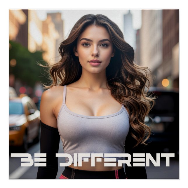 PÓSTER SER DIFERENTE (Anverso)
