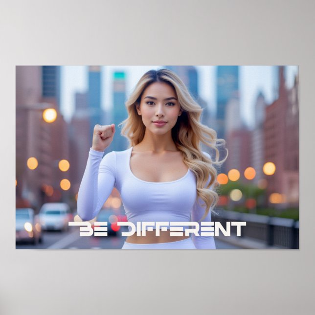 PÓSTER SER DIFERENTE -  (Frente)
