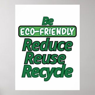 Póster Ser Ecoamistoso