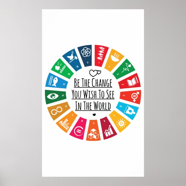 Póster Ser el cambio (Frente)