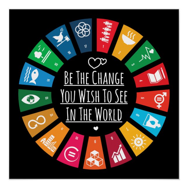 Póster Ser el cambio (Anverso)