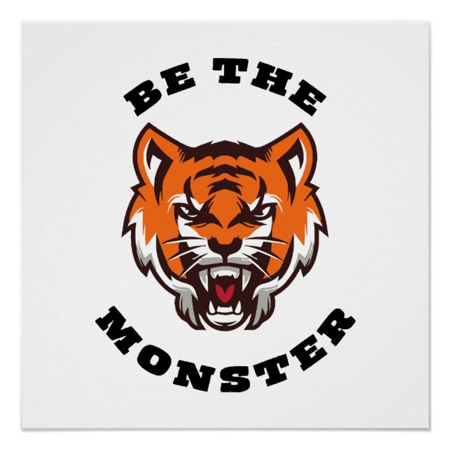 PÓSTER SER EL MONSTRUO (Anverso)