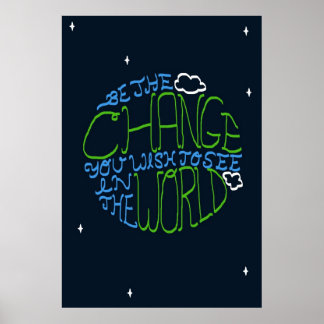 Póster Ser el Poster del cambio