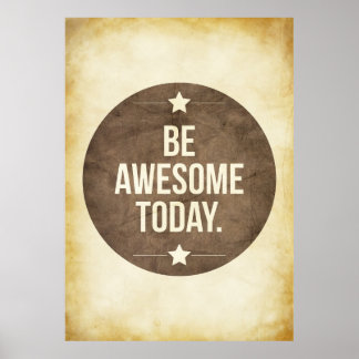 Póster Ser genial hoy