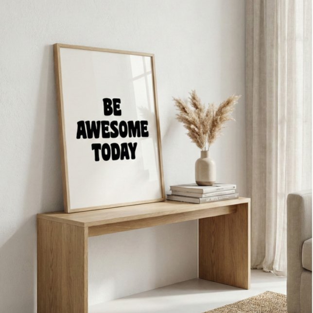 Póster Ser Increíble Frase Inspiradora y Motivadora Blanc (Subido por el creador)