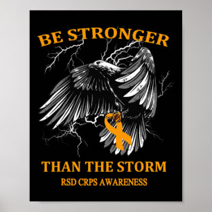 Póster Ser más fuertes que los RSD de tormenta