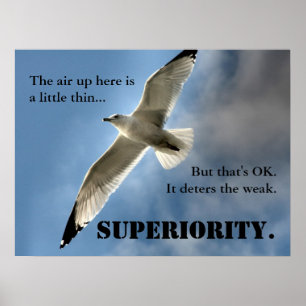 Póster Ser mejor que todos es trabajo duro (L)