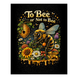 Póster Ser o no ser abeja