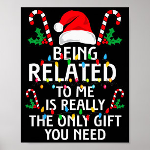 Póster Ser Pariente Mío Divertido Navidad Familia Xmas Pa