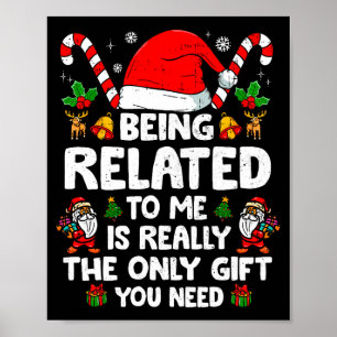 Póster Ser Pariente Mío Divertido Navidad Familia Xmas Pi