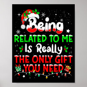 Póster Ser Pariente Mío Funny Navidad Familia Xmas Pa