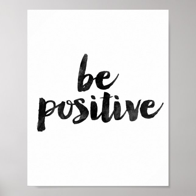 Póster Ser positivo (Frente)