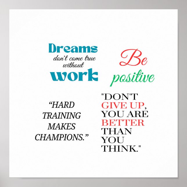 Póster ser positivo (Frente)