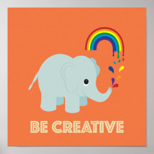 Póster Ser Poster creativo
