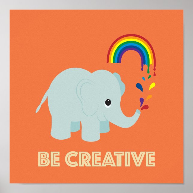 Póster Ser Poster creativo (Frente)