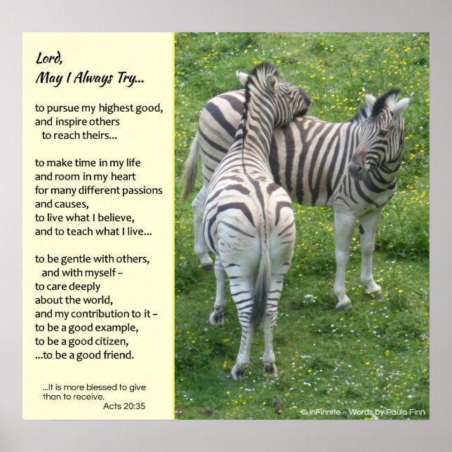 Póster Ser un buen amigo... (Frente)