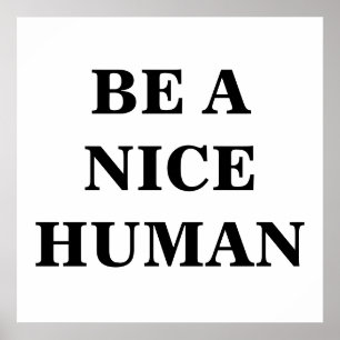 Póster Ser un buen Poster humano