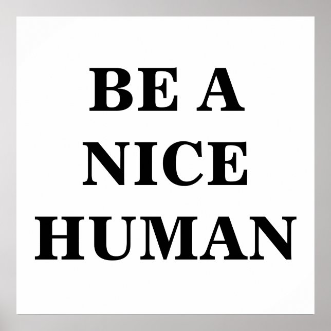 Póster Ser un buen Poster humano (Frente)
