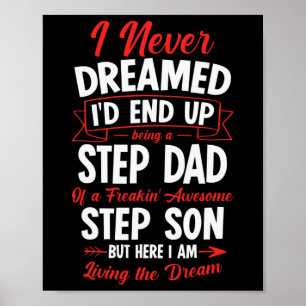 Póster Ser Un Padre Paso De Un Impresionante Hijo Paso