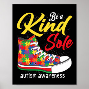 Póster Ser un tipo de autismo único Conciencia Mes Rompec