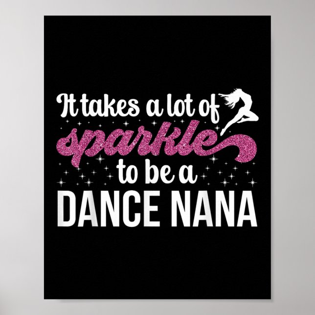 Póster Ser Una Abuela De Baile Nana Bailando Nana De Bail (Frente)