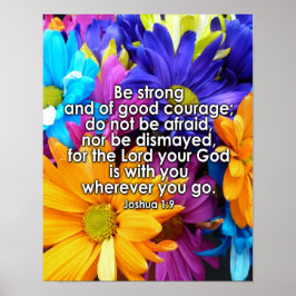 Póster Ser una escritura bíblica fuerte