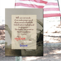 SER VIGILANTE PATRICK HENRY QUOTE CON PILOTO