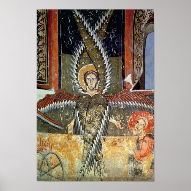 Póster Seraphim purificando los labios de Isaías (Frente)