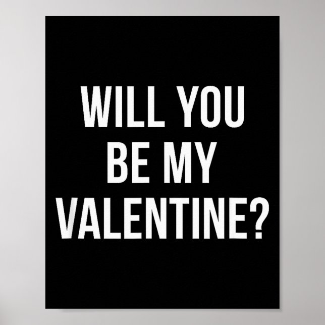 Póster ¿Serás mi San Valentín_ -  (Frente)