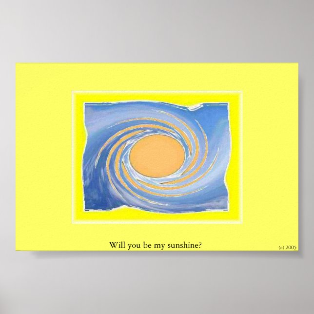 Póster ¿Serás mi sol? (Frente)