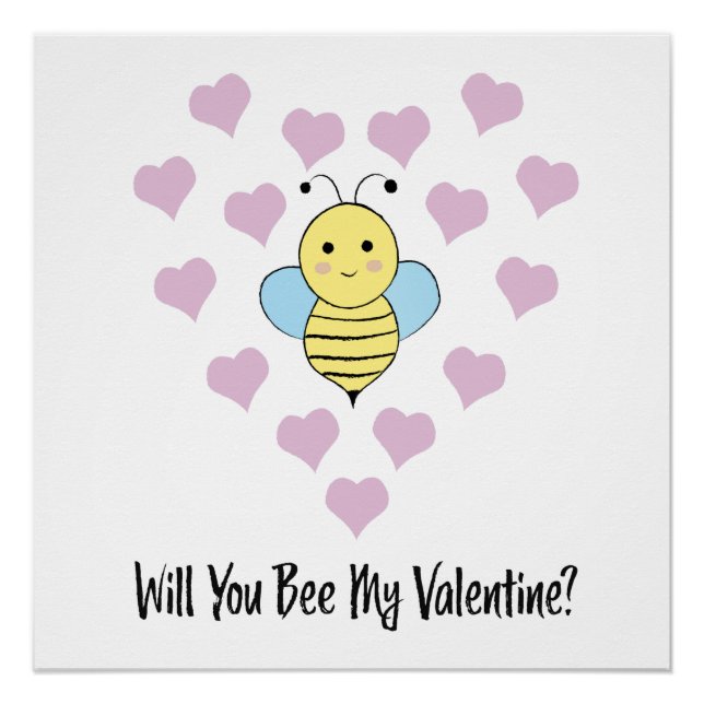 Póster ¿Serás Mi Valentín? (Anverso)